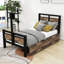 Lit avec rangement ouvert Coleridge-1824069731