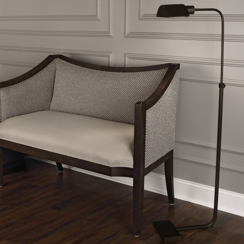 Koleman Pharmacy Floor Lamp, Deep Patina Bronze