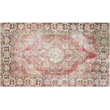 One-of-a-Kind 5'4" X 9'1" 1900s Wool Area Rug in