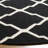 Rodgers Hand Woven Flat Weave Wool/Cotton Geometric Rug in Black/Ivory-283924062