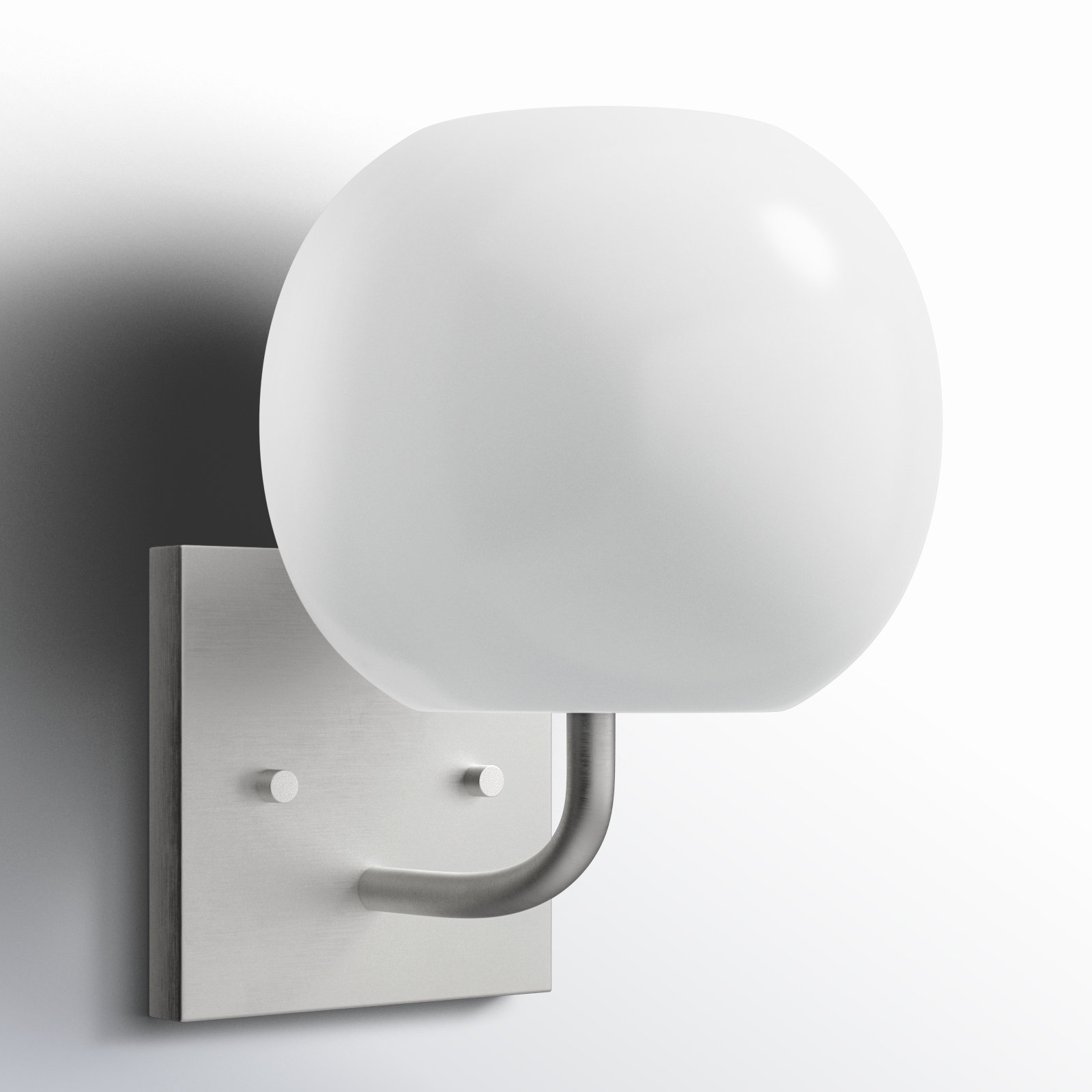 Jorund Single Dimmable Vanity Light, No, Brushed Steel