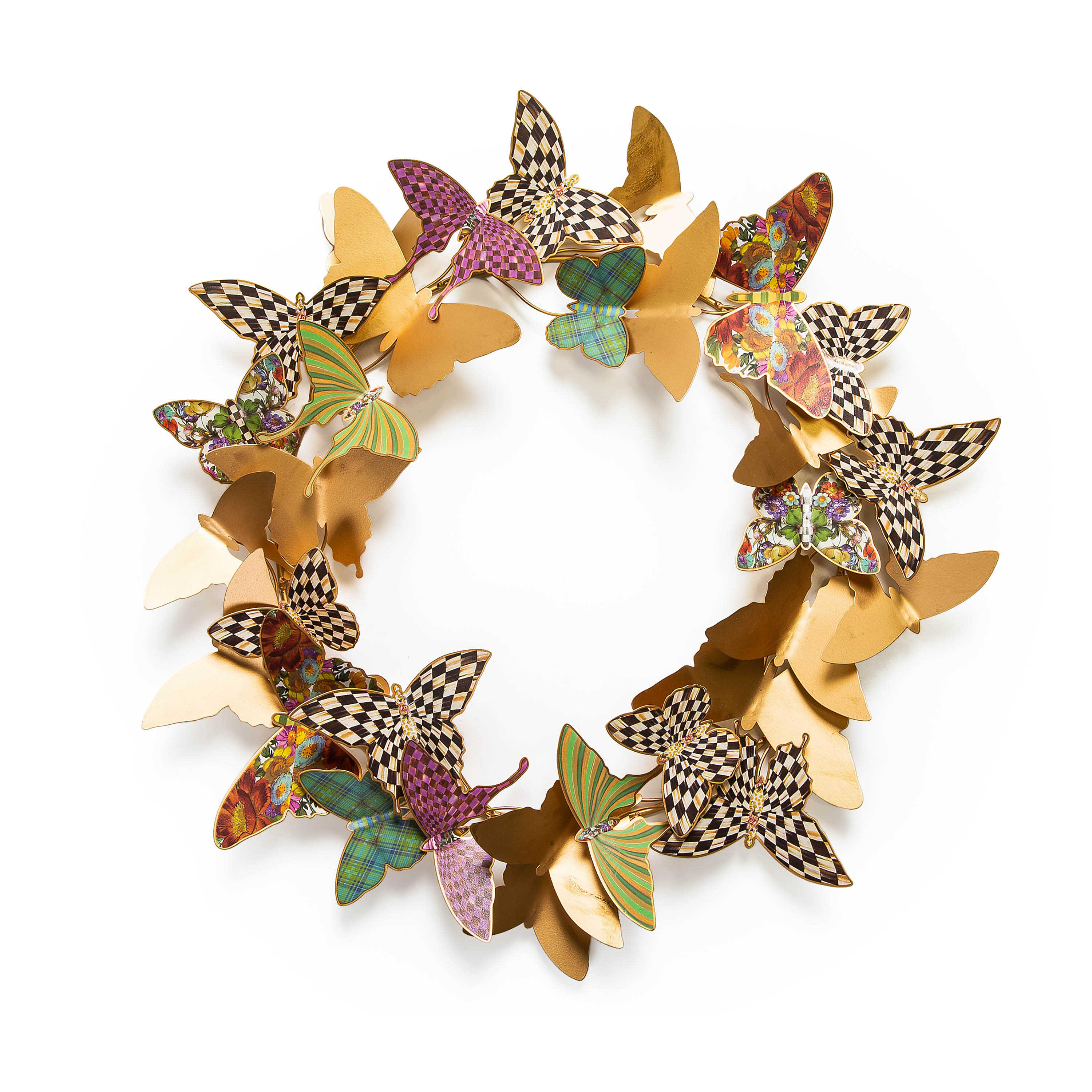 MacKenzie-Childs Butterfly Wreath & Reviews | Wayfair