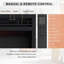 FLAMME 40" Freestanding Electric Fireplace Surround, Mardella-965321591