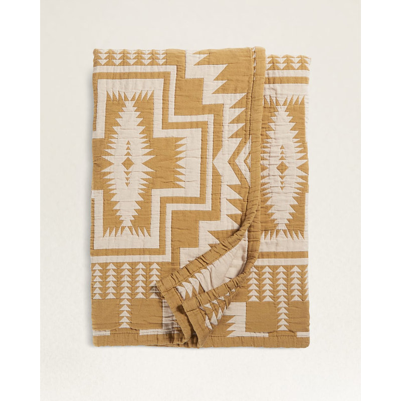 Pendleton Organic Harding Star Quilt, King