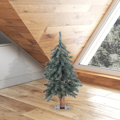 Natural Bark Alpine Artificial Christmas Tree