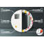 Huldar Glass Flat Wall Mirror