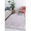Tapis décoratif gris en polyester tissé à la machine-1542033559