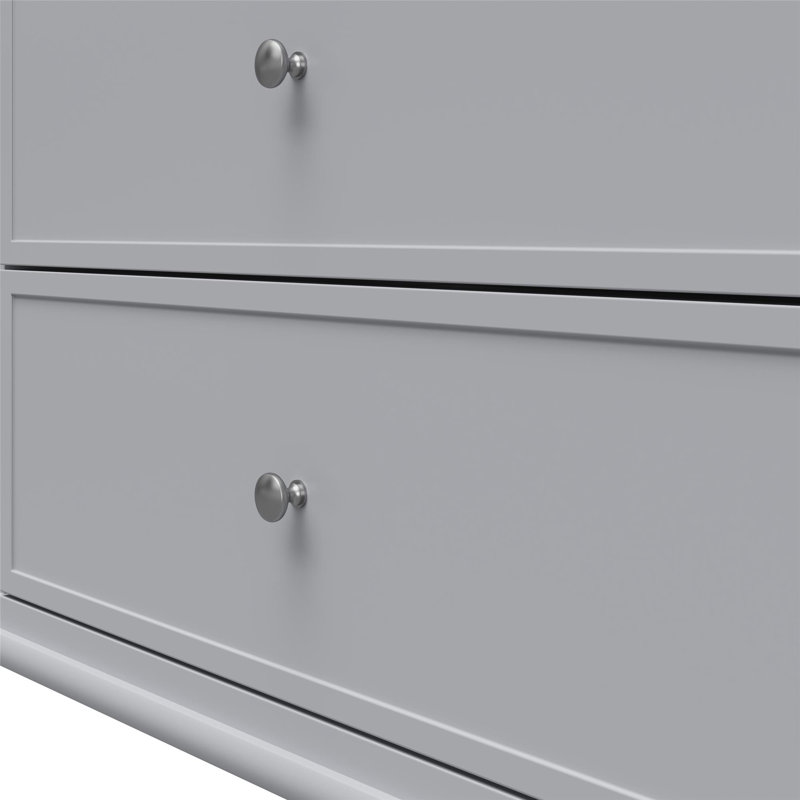Commode 6 tiroirs, Gris
