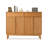 Burlywood Solid Wood Shoe Storage Bench-121159460