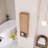 12 Inch Bathroom Wall Cabinet, Soft Close Door, Float Mounting Design, Imitative Oak