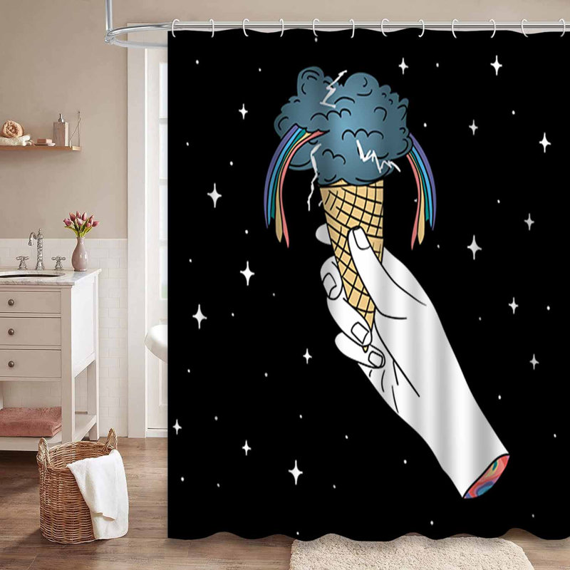 Rideau de douche Doodle Delight, L 72 po x l 72 po
