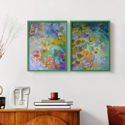 «Let Me Bloom I Am», reproduction encadrée de qualité supérieure - prête à être accrochée - aucun clou requis - aucun clou requis