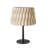 Lola Table Lamp - Medium - E26 Base - Matte Black Finish - Natural Beech Shade-47591949-47591950-47591955