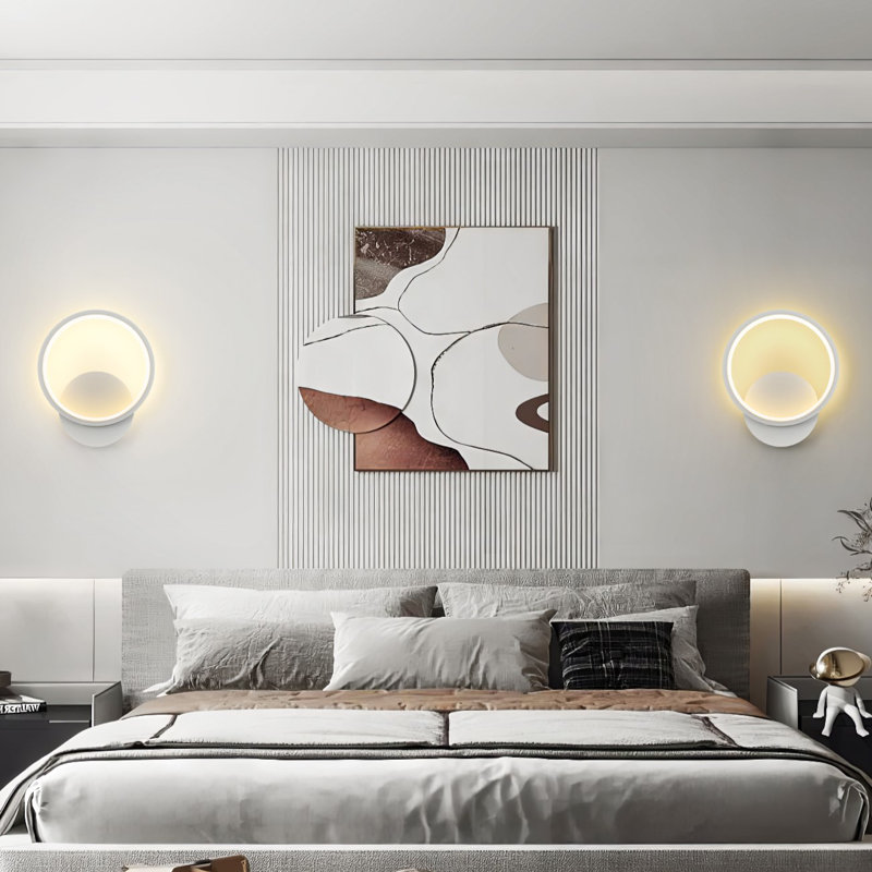 Appliques murales modernes en acrylique Appliques murales en acrylique Éclairage neutre pour chambres à coucher Salon Salle à manger
