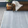 Abdera Hand-Tufted Wool Dark Blue/Ivory Rug