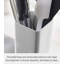 Porte-ustensiles de cuisine Yamazaki Home, acier