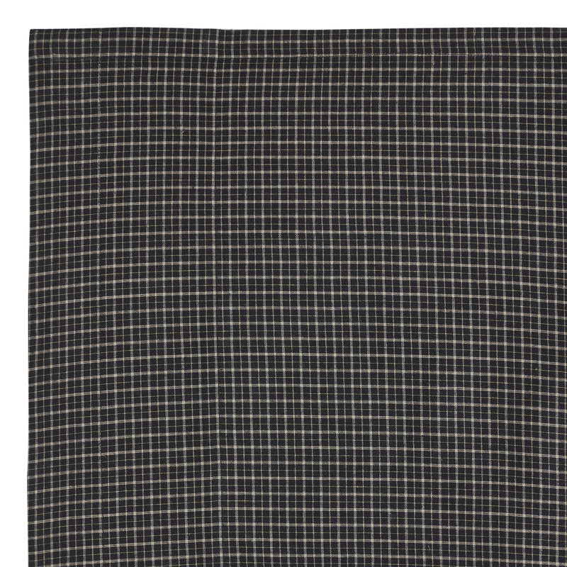 Rideau 100% coton Kettle Grove, Noir, noir, noir, noir, L 40 po x L 84 po