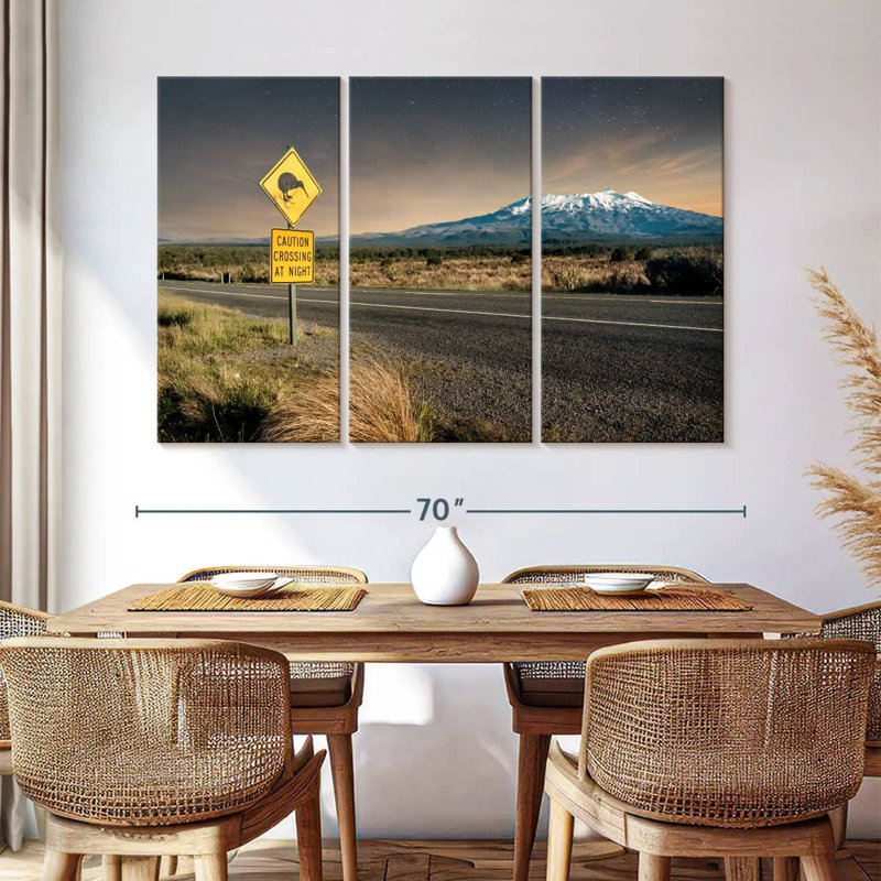 Kiwi Crossing Road Sign, H 20 po x l 33 po