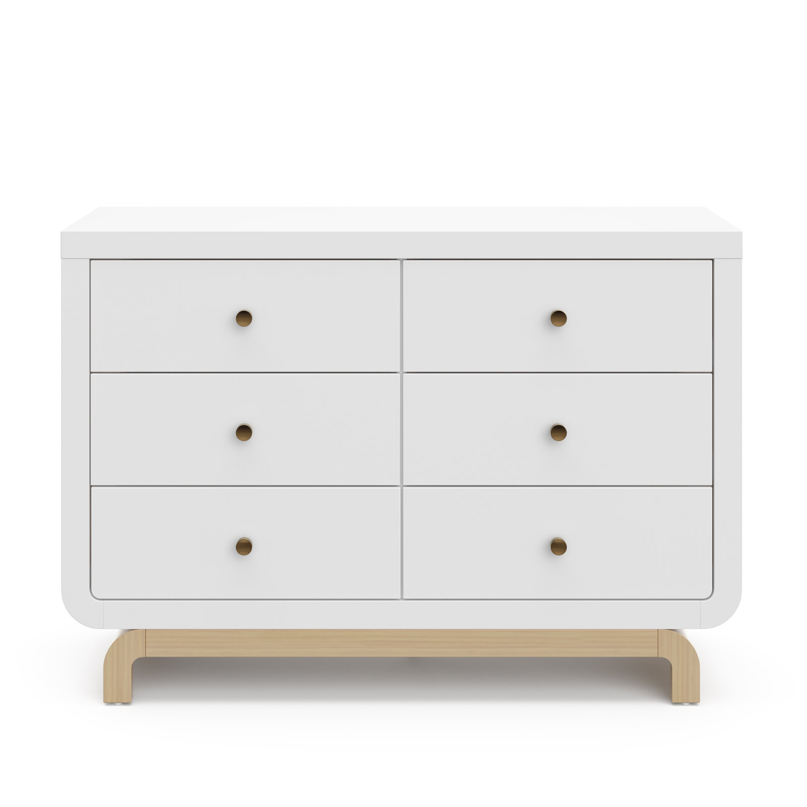 Santorini 2-Piece Nursery Furniture Set, White/Driftwood