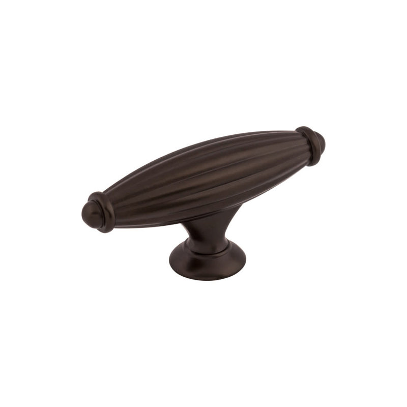 Tuscany 2 5/8" Length Bar Knob, Oiled Rubbed Bronze, 2 5/8" Length