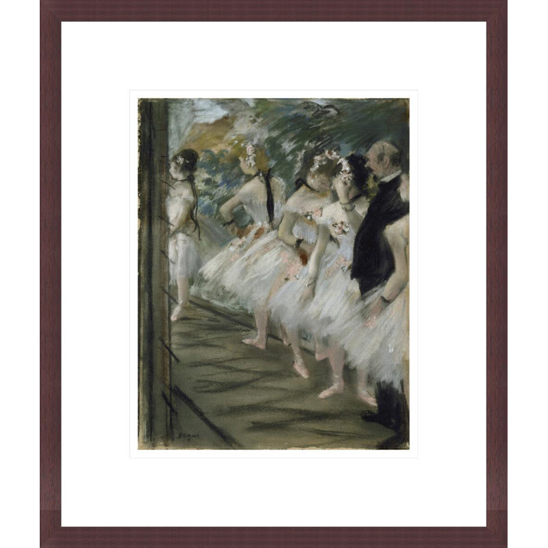 «The Ballet» par Edgar Degas, impression giclée sur cadre, H 16,1 po x l 13,75 po