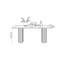 Simple, retro and fashionable dining table-908266943