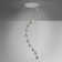 Baristo 12 -Light Cluster Teardrop LED Pendant