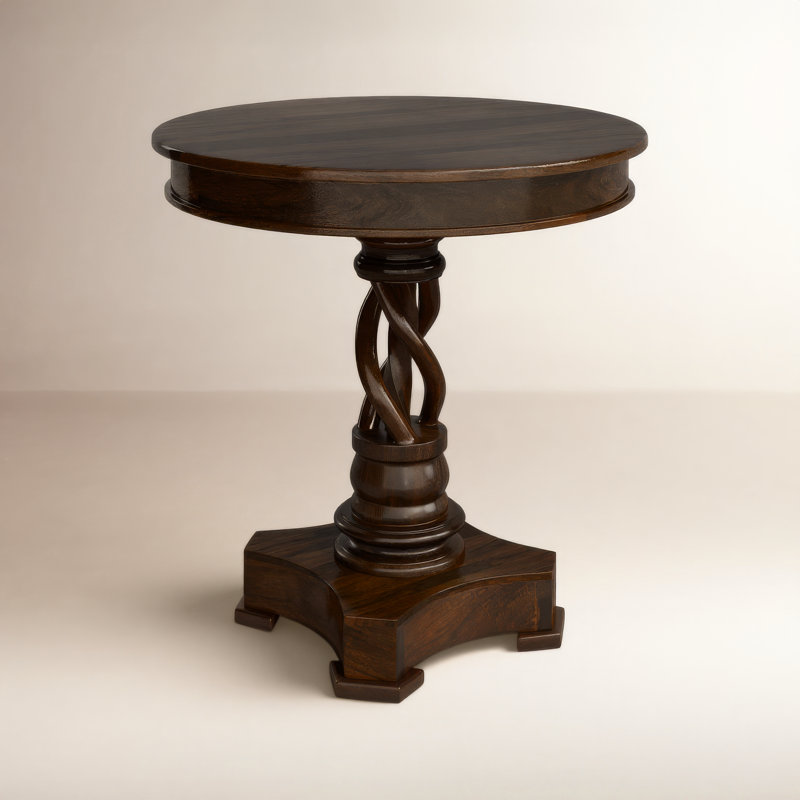 Table de bout Corwith, Brun foncé