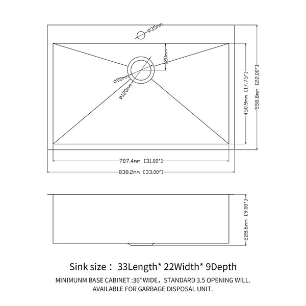 Dimensions du produit