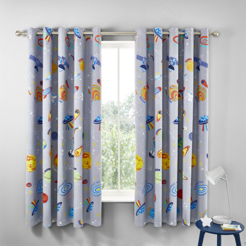 Lost In Space 66X72 Inch Curtains