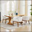 Chaise demi-tonneau rembourrée Mid-Century-1368517252