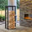 Capote 15.75'' W Metal Log Rack