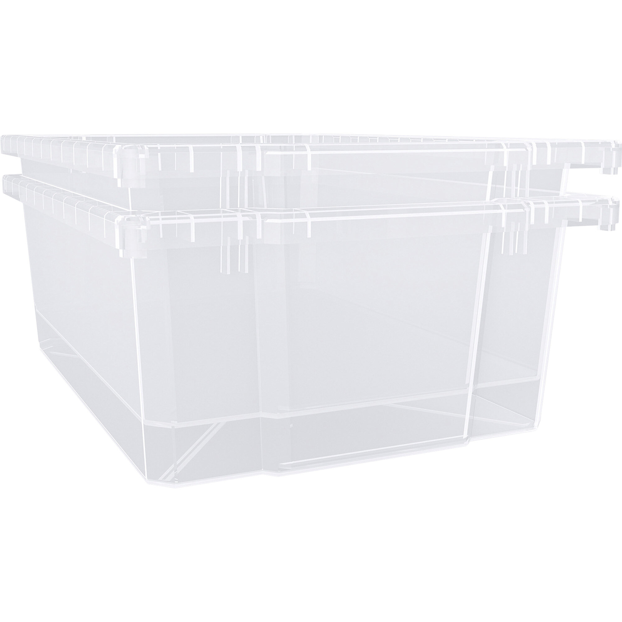 Sterilite Stack and Carry 2 Layer Handle Plastic Box Set