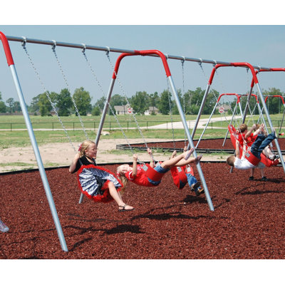 Bipod Swing Set with 4 Belt Seats