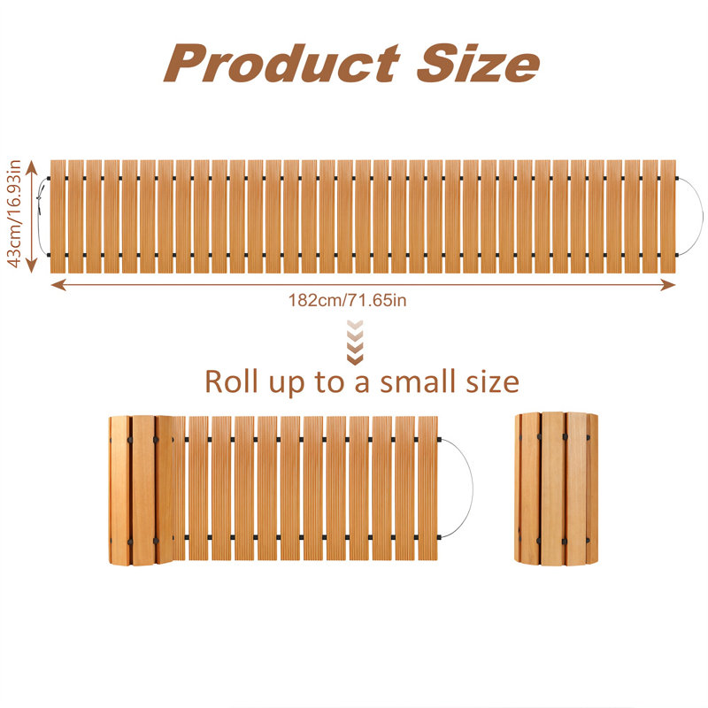 6Ft Wooden Garden Pathway