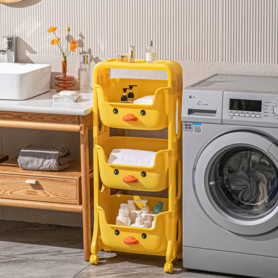 Spurgh 95cm H x 39.5cm W 3 - Cabinet Utility Cart with Wheels