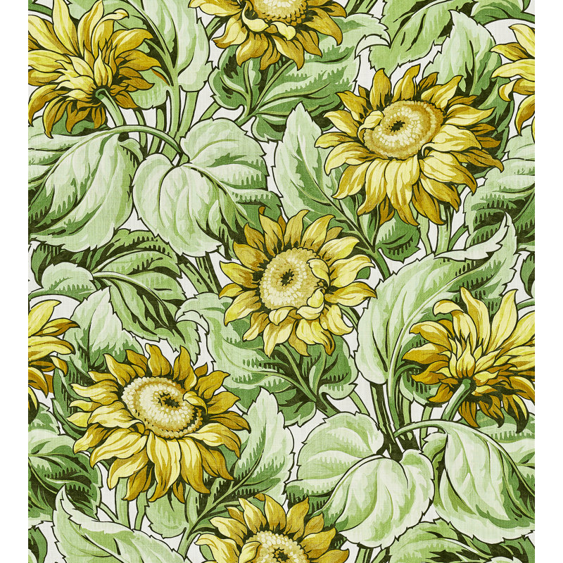 Impression de tournesol, Récoltes