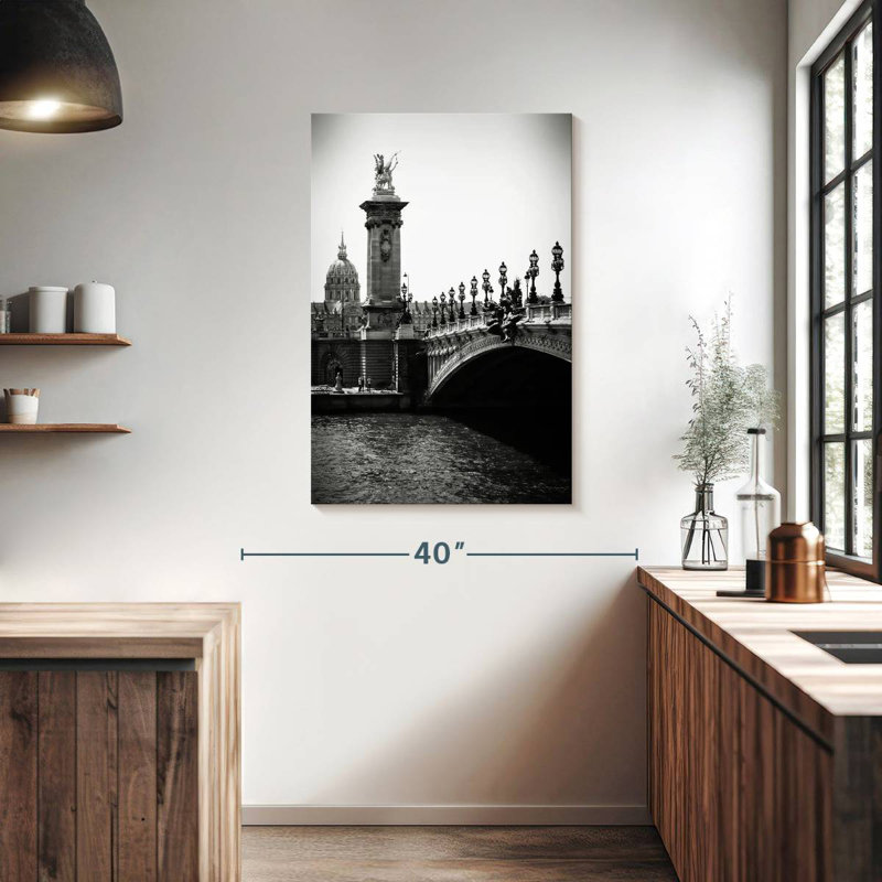 Lilie Alexandre III Bridge I, 39" H x 26" W