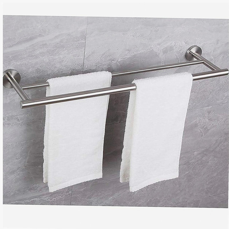 23.6'' Towel Bar Wall Mounted, Matte Black