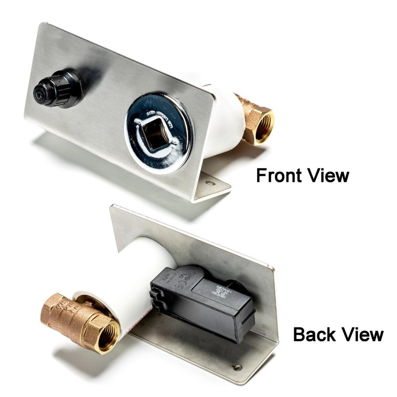 Fire Pit Gas Burner Connection Kit- Complete with Spark Ignition, 0.5" H x 30" W x 30" D