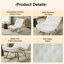 Chaise berçante Lazy, fauteuil de détente confortable à dossier large-211908773