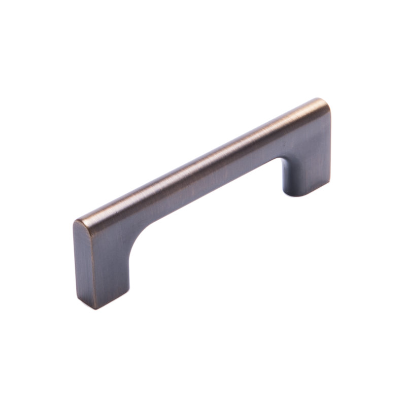 Hampton 5" Center to Center Bar Pull, Satin Nickel (Pewter), 3 3/4"