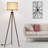 Jio 63'' Tripod Floor Lamp with Remote Control and LED Bulb Included