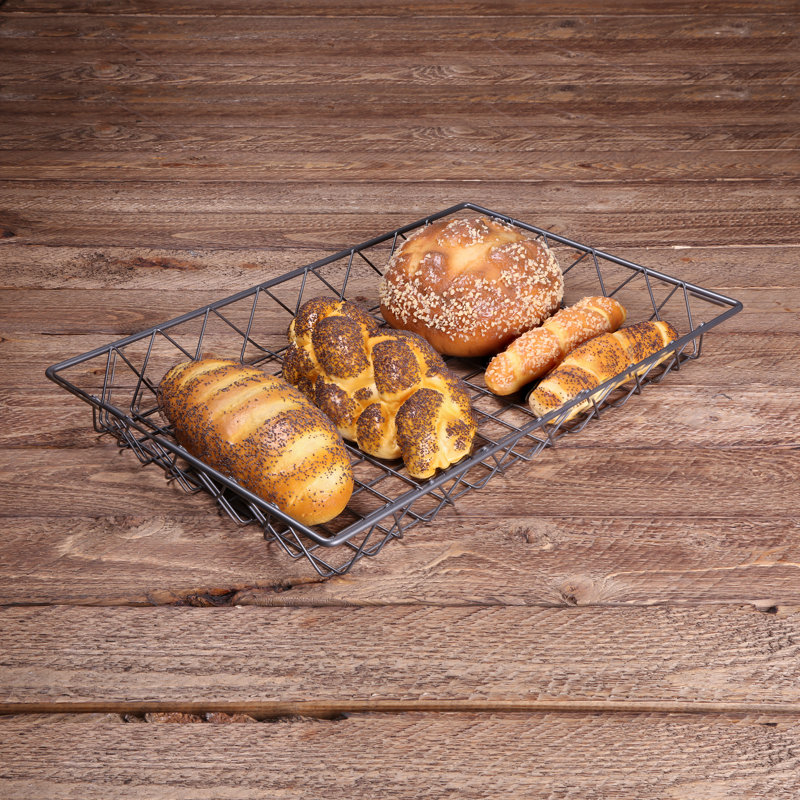 Elite Global Solutions Metal Bread Basket