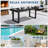 70" Enlarged HDOPE Rectangular 6-Seat Outdoor Dining Table-28666500