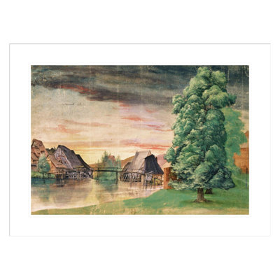 The Watermill by Albrecht Dürer -Framed Giclee Print
