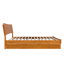 Phoenix Wood Platform Bed with Trundle-223210850-223210852