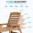 3-piece Hdpe Outdoor Chaise Lounge Set With 2 Reclining Chairs & 2-tier Side Table, All-weather Poolside & Patio Loungers-610539030