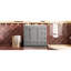 Meuble-lavabo sur pied moderne de 36 po, lavabo en céramique facile à nettoyer, quatre tiroirs, deux portes à fermeture en douceur, solution de rangement intelligente pour meuble-lavabo de taille moyenne avec poignées en aluminium, lisse-1025059756