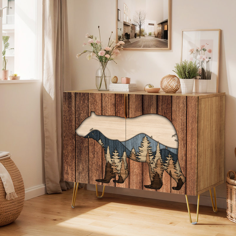35'' Sideboard, Bear Brown